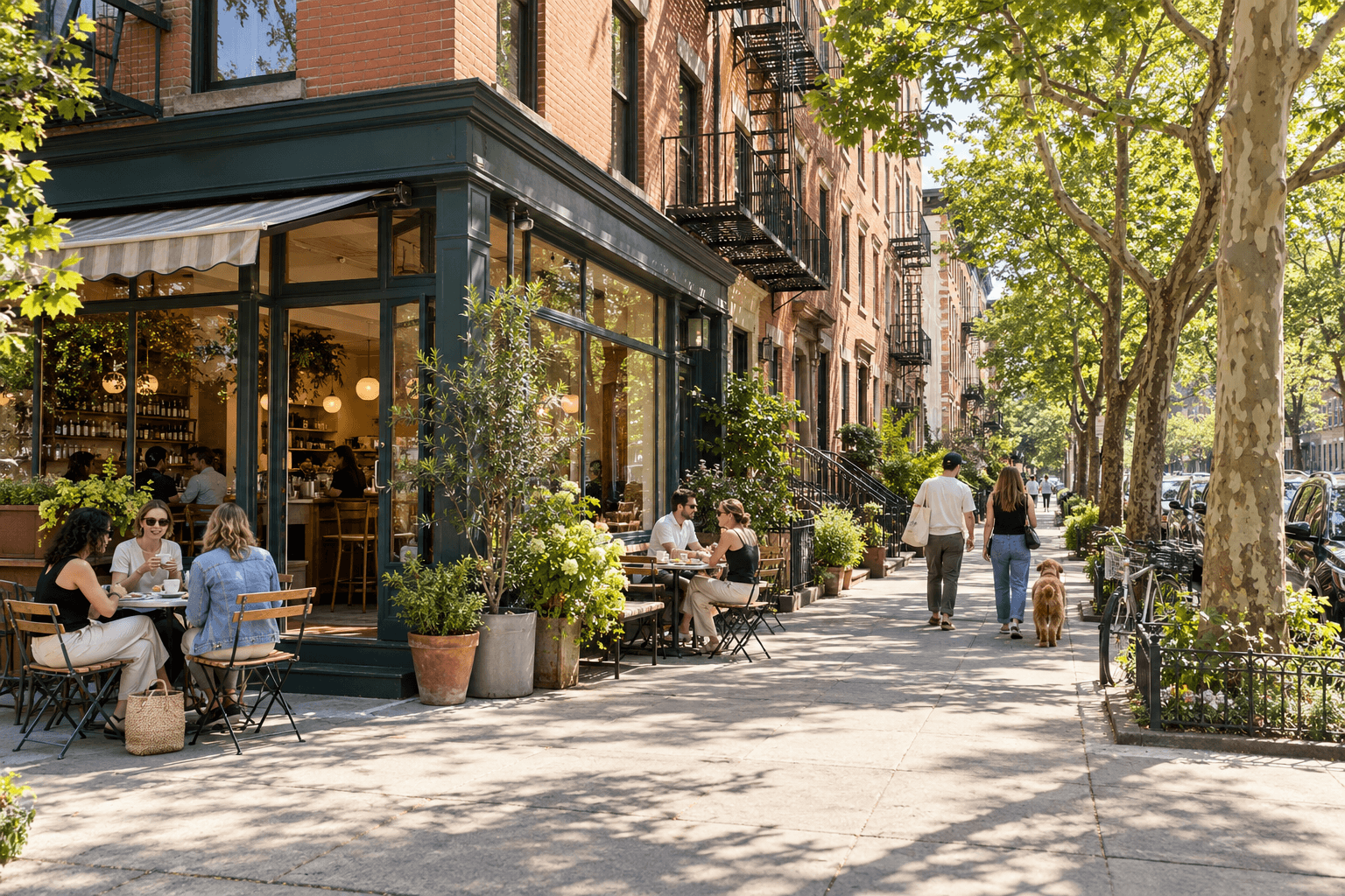 Sample cafe stop for a Greenpoint guide